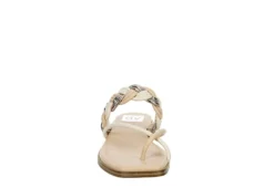 Dv By Dolce Vita Womens Maizy Flat Sandal - Bone -Shoe Sales Store US 01 203348 02