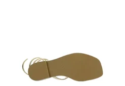 Dv By Dolce Vita Womens Maralin Flat Sandal - Gold -Shoe Sales Store US 01 203350 06