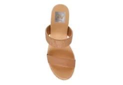 Dv By Dolce Vita Womens Effie Wedge Sandal - Tan -Shoe Sales Store US 01 203354 05