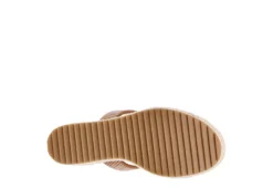 Dv By Dolce Vita Womens Effie Wedge Sandal - Tan -Shoe Sales Store US 01 203354 06