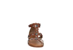 Michael By Michael Shannon Womens Kelsey Gladiator Sandal - Cognac -Shoe Sales Store US 01 203359 02