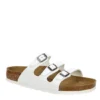 Birkenstock Womens Florida Soft Footbed Sandal - White -Shoe Sales Store US 01 203373 00
