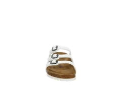 Birkenstock Womens Florida Soft Footbed Sandal - White -Shoe Sales Store US 01 203373 02