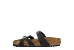 Birkenstock Womens France Footbed Sandal - Black -Shoe Sales Store US 01 203374 03