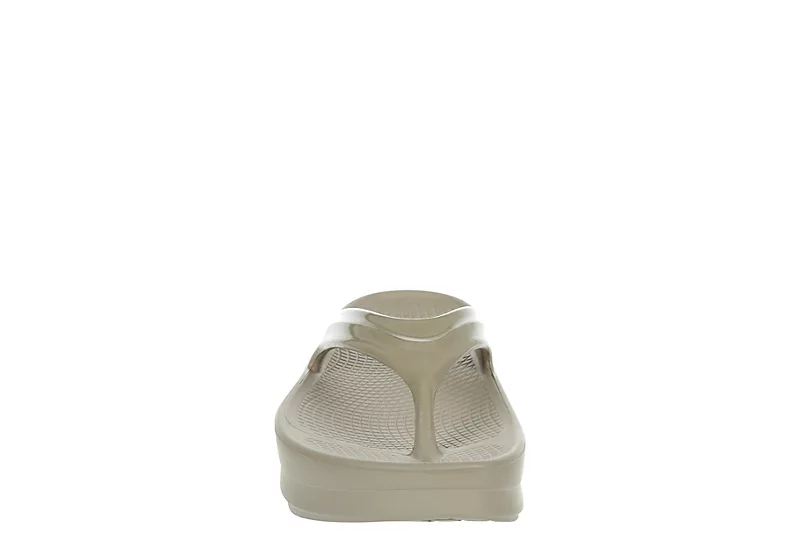 Oofos Womens Oomega Flip Flop Sandal - Khaki 5 Oofos Womens Oomega Flip Flop Sandal - Khaki - Image 3