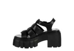 Madden Girl Womens Gennesis Wedge - Black -Shoe Sales Store US 01 203409 03