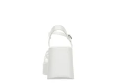 Madden Girl Womens Vaultt Wedge Sandal - White -Shoe Sales Store US 01 203410 04