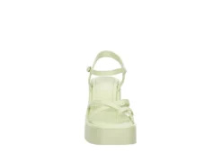 Madden Girl Womens Vaultt Wedge Sandal - Pale Green -Shoe Sales Store US 01 203412 02