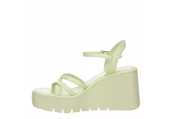 Madden Girl Womens Vaultt Wedge Sandal - Pale Green -Shoe Sales Store US 01 203412 03