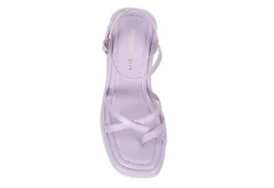 Madden Girl Womens Vaultt Wedge Sandal - Purple -Shoe Sales Store US 01 203413 05