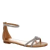 Michael By Michael Shannon Womens Gianna Sandal - Tan -Shoe Sales Store US 01 203422 00