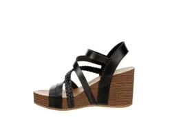 Xappeal Womens Maggy Wedge Sandal - Black -Shoe Sales Store US 01 203423 03