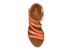 Xappeal Womens Maggy Wedge Sandal - Coral -Shoe Sales Store US 01 203424 05