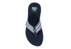 Reef Womens Spring Woven Flip Flop Sandal - Navy -Shoe Sales Store US 01 203441 05