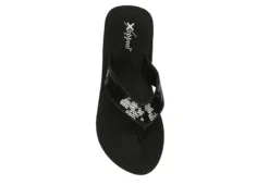 Xappeal Womens Samantha Flip Flop Sandal - Black -Shoe Sales Store US 01 203460 05