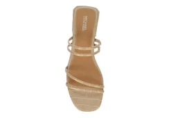 Michael By Michael Shannon Womens Liv Sandal - Tan -Shoe Sales Store US 01 203494 05