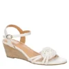 Lauren Blakwell Womens Etta Sandal - Ivory -Shoe Sales Store US 01 203500 00