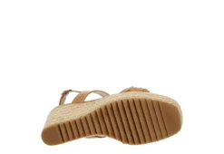 Xappeal Womens Vera Wedge Sandal - Camel -Shoe Sales Store US 01 203503 06