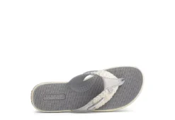 Sperry Womens Parotfish Flip Flop Sandal - Grey -Shoe Sales Store US 01 203531 04