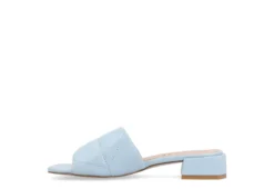 Journee Collection Womens Elidia Slip On Sandal - Blue -Shoe Sales Store US 01 203583 03