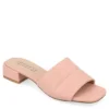Journee Collection Womens Elidia Slip On Sandal - Blush -Shoe Sales Store US 01 203586 00