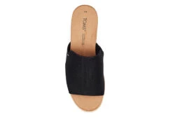 Toms Womens Diana Mule Sandal - Black -Shoe Sales Store US 01 203719 03
