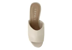 Esprit Womens Tayce Slide Sandal - Ivory -Shoe Sales Store US 01 203796 04
