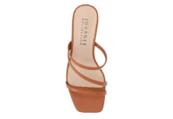 Journee Collection Womens Takarah Low Wedge Sandal - Brown -Shoe Sales Store US 01 203885 05