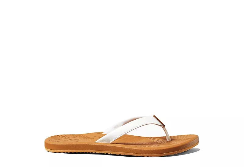 Reef Womens Zen Love Ii Flip Flop Sandal - White 4 Reef Womens Zen Love Ii Flip Flop Sandal - White - Image 2