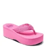 Reef Womens Sandy Hi Flip Flop Sandal - Pink -Shoe Sales Store US 01 203907 00