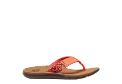Reef Womens Santa Ana Flip Flop Sandal - Coral -Shoe Sales Store US 01 203908 01