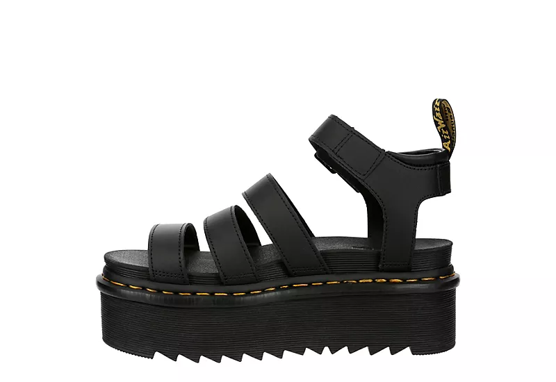 Dr. Martens Dr.martens Womens Blaire Quad Hydro Sandal - Black 6 Dr. Martens Dr.martens Womens Blaire Quad Hydro Sandal - Black - Image 4