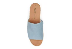 Toms Womens Diana Mule Sandal - Denim 12 Toms Womens Diana Mule Sandal - Denim -Shoe Sales Store US 01 204096 03