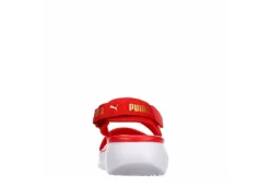 Puma Womens Sportie Sandal - Red -Shoe Sales Store US 01 222039 04