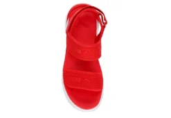 Puma Womens Sportie Sandal - Red -Shoe Sales Store US 01 222039 05