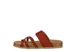 Bjorndal Womens Sami Footbed Sandal - Cognac -Shoe Sales Store US 01 250078 03