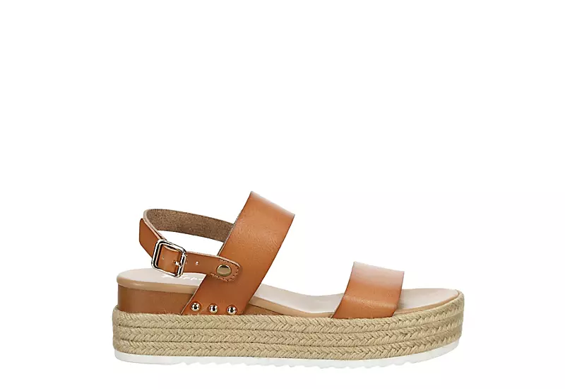 Xappeal Womens Amelia Wedge Sandal - Brown 4 Xappeal Womens Amelia Wedge Sandal - Brown - Image 2