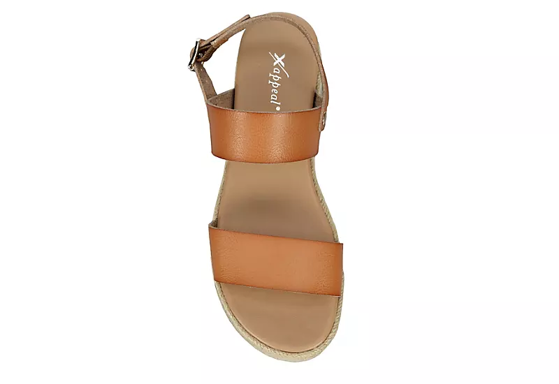 Xappeal Womens Amelia Wedge Sandal - Brown 7 Xappeal Womens Amelia Wedge Sandal - Brown - Image 5