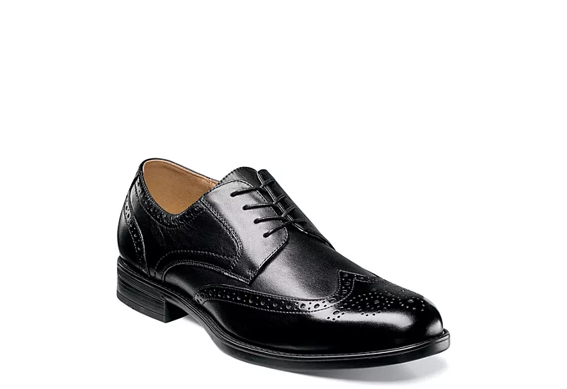 Florsheim Mens Midtown Wingtip Oxford - Black 3 Florsheim Mens Midtown Wingtip Oxford - Black