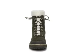 Franco Sarto Womens Rosella Combat Boot - Green -Shoe Sales Store US 01 300160 02