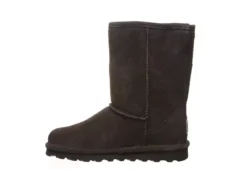 Bearpaw Womens Elle Short Wide Calf Fur Boot - Chocolate -Shoe Sales Store US 01 300300 02