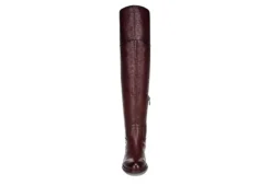 Franco Sarto Womens Haleen Over The Knee Boot - Burgundy -Shoe Sales Store US 01 300473 02