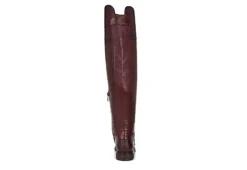 Franco Sarto Womens Haleen Over The Knee Boot - Burgundy -Shoe Sales Store US 01 300473 04