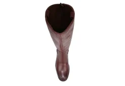 Franco Sarto Womens Meyer Tall Boot - Burgundy -Shoe Sales Store US 01 300500 05