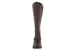 Easy Street Womens Jewel Wide Calf Tall Boot - Brown -Shoe Sales Store US 01 300662 02