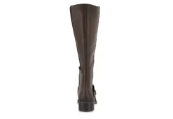 Easy Street Womens Jewel Wide Calf Tall Boot - Brown -Shoe Sales Store US 01 300662 04