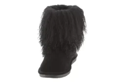 Bearpaw Womens Boo Fur Boot - Black -Shoe Sales Store US 01 300708 02