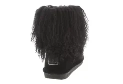 Bearpaw Womens Boo Fur Boot - Black -Shoe Sales Store US 01 300708 04
