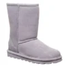 Bearpaw Womens Elle Short Fur Boot - Grey -Shoe Sales Store US 01 300728 00