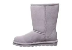 Bearpaw Womens Elle Short Fur Boot - Grey -Shoe Sales Store US 01 300728 03